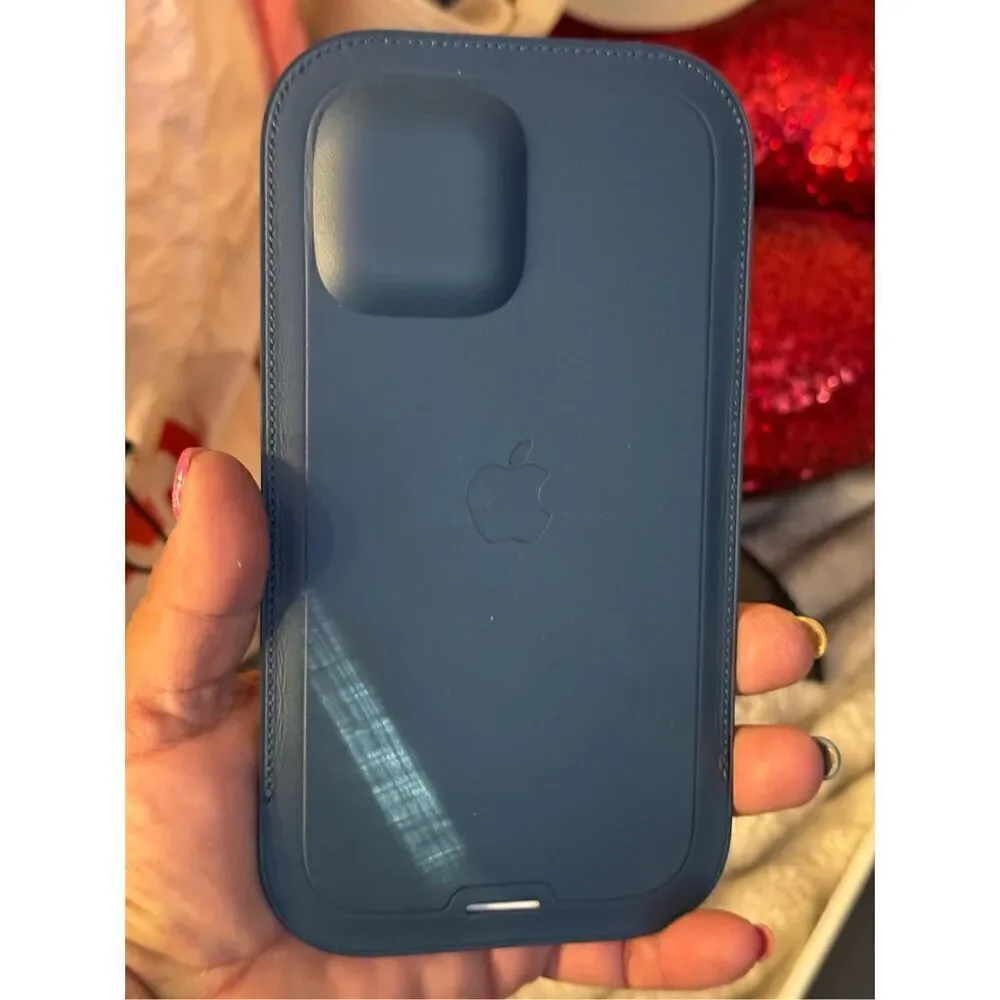 Apple iphone 12pro max leather sleeve wristlet holster